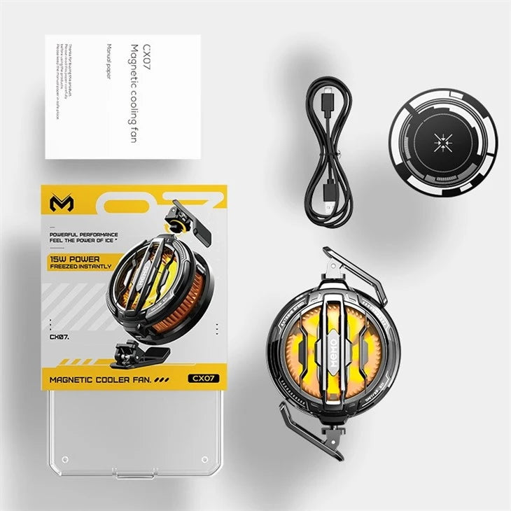 MEMO CX07 RGB Semiconductor Phone Cooler – 15W Mobile Gaming Cooling Fan