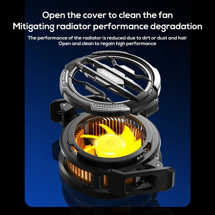 MEMO CX07 RGB Semiconductor Phone Cooler – 15W Mobile Gaming Cooling Fan