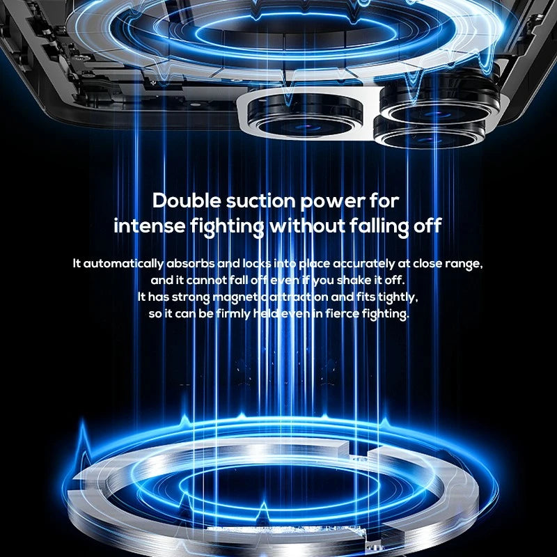 MEMO CX10 Magnetic Phone Cooler – Digital Display RGB Gaming Mobile Radiator