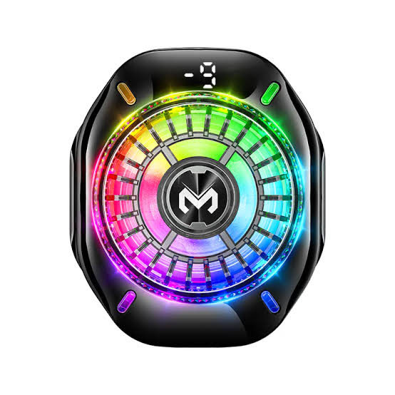 MEMO CX10 Magnetic Phone Cooler – Digital Display RGB Gaming Mobile Radiator