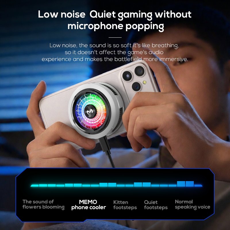 MEMO CX-20 Magnetic Phone Cooler – Semiconductor Gaming Cooling Fan