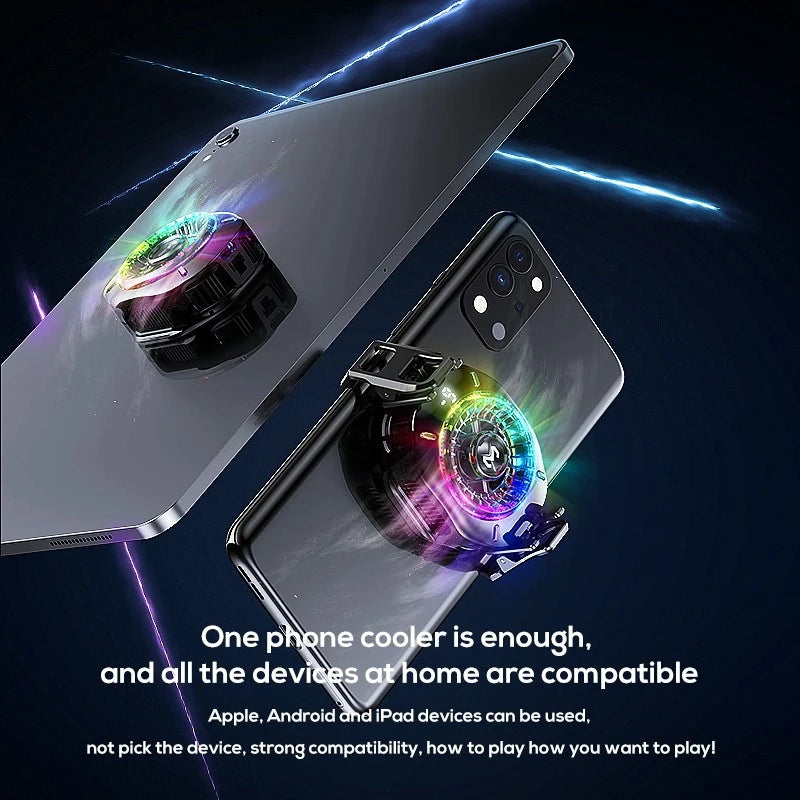 MEMO CX10 Magnetic Phone Cooler – Digital Display RGB Gaming Mobile Radiator